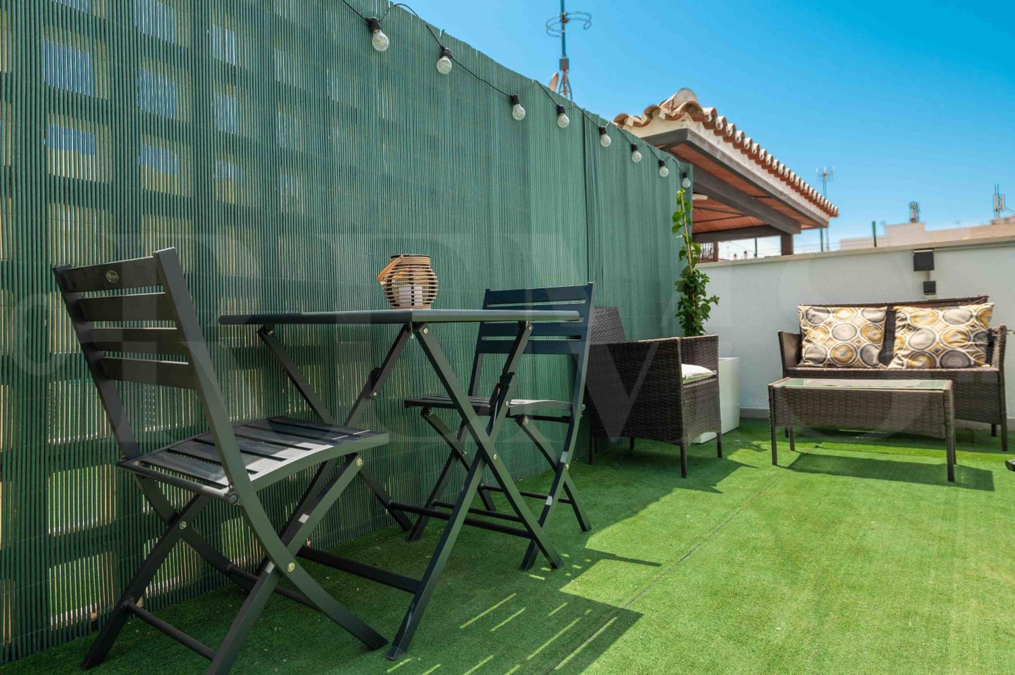 Modern Studio With Private Rooftop Terrace By Rems 马拉加 外观 照片