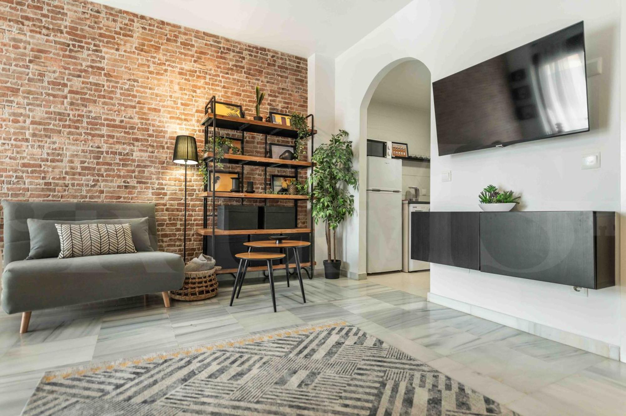 Modern Studio With Private Rooftop Terrace By Rems 马拉加 外观 照片